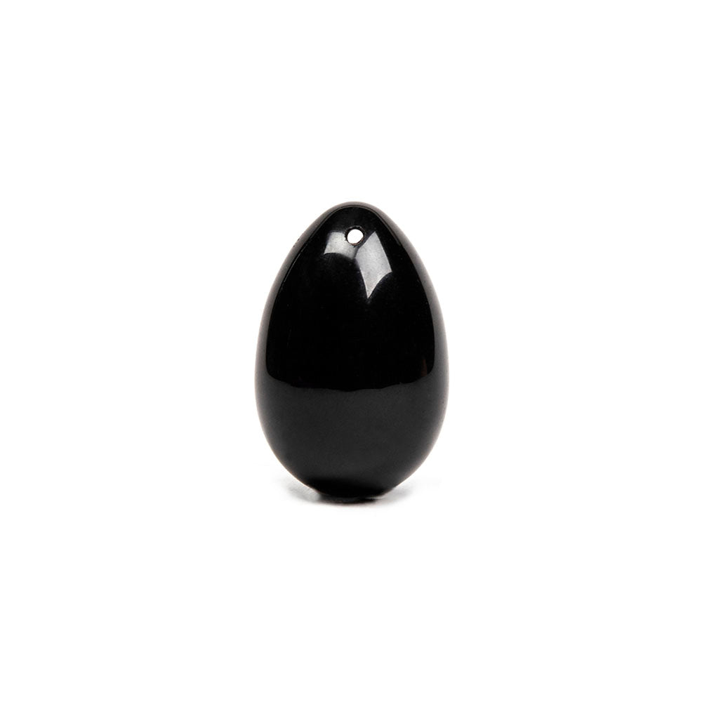 Chakrubs Xaga Yoni Egg Obsidian Drilled