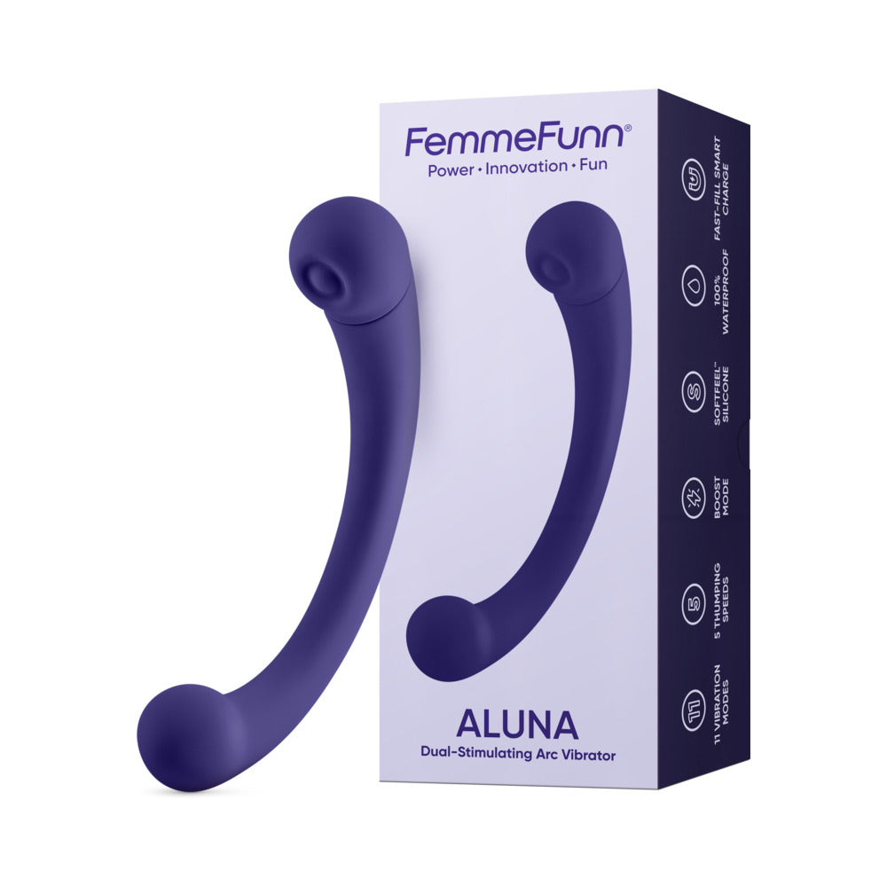 FemmeFunn Aluna Vibrator - Dark Purple