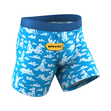 Ball Hammock Pouch Underwear - Reverse Cloud Girl 2X