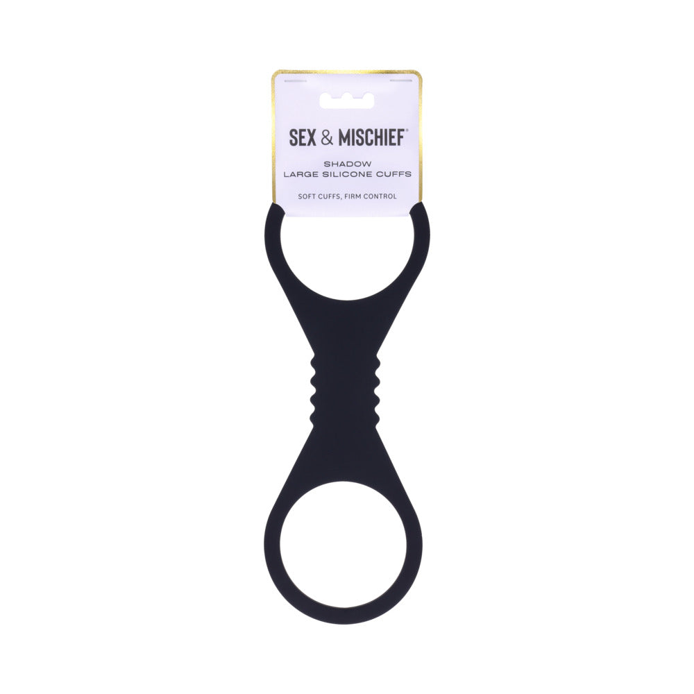 Silicone Cuffs for Restraint - Large (Shadow)
