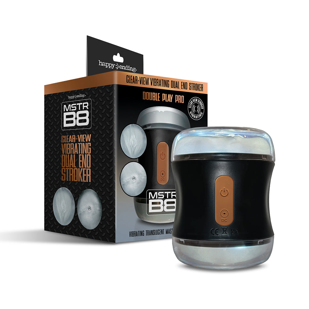 MSTR B8 Clear-View Vibrating Dual Stroker