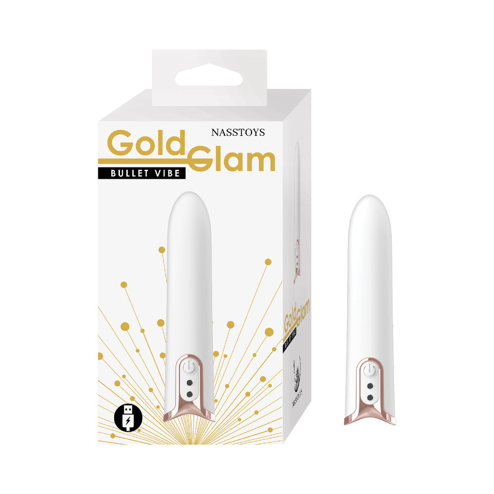 Gold Glam Bullet Vibe for Targeted Stimulation