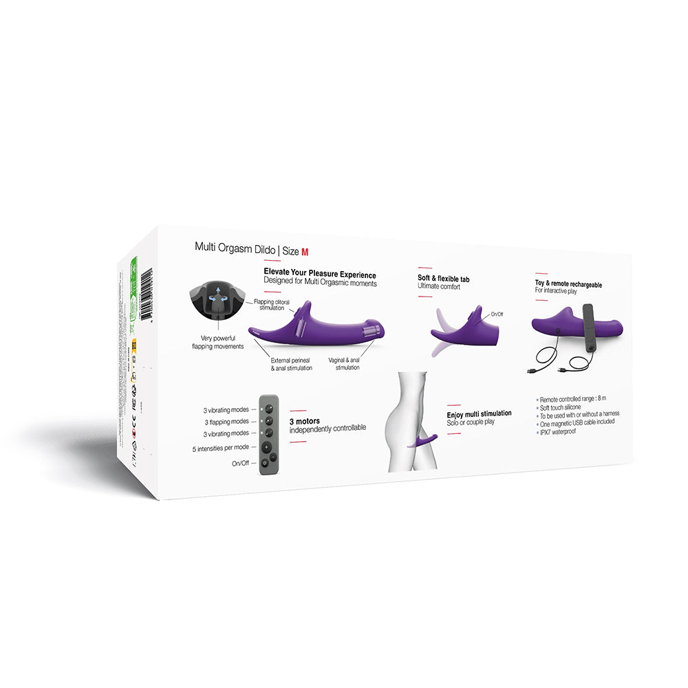 Multi Orgasm Dildo Medium Purple