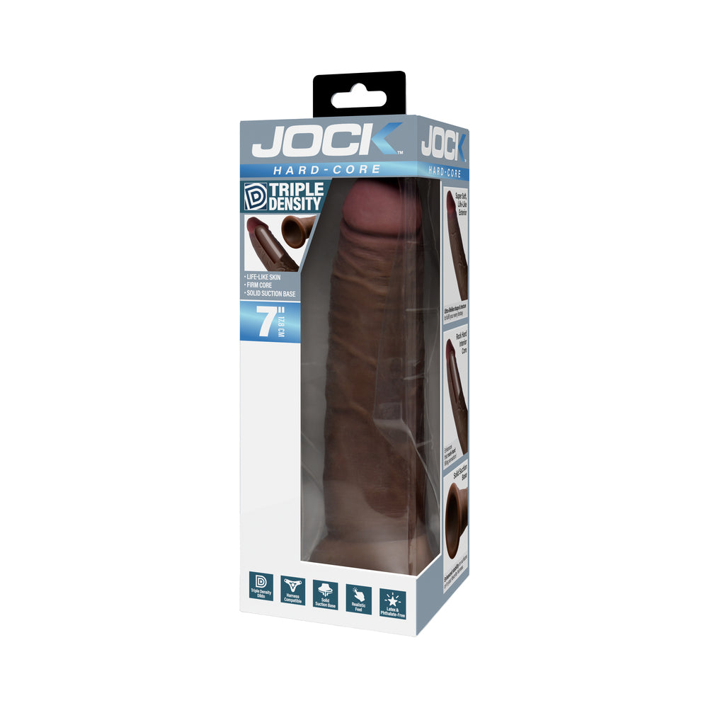 JOCK Hard-Core Triple Density Dildo 7" for Realistic Pleasure