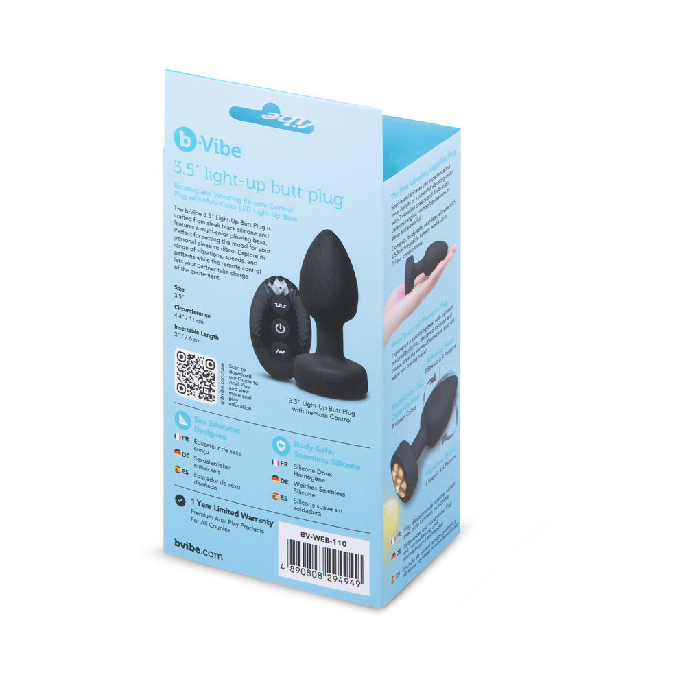 Light-Up Butt Plug with Remote Control