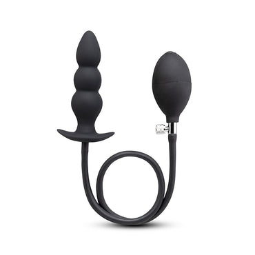 Beaded Inflatable Anal Plug for Customized Pleasure