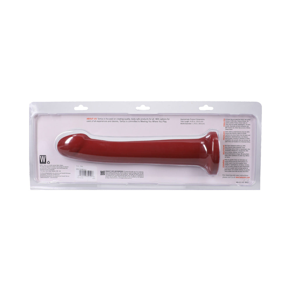 Tantus Hook 9.25-Inch Dildo in Ruby