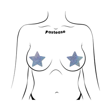 Pastease Everyday Silver Star Pasties