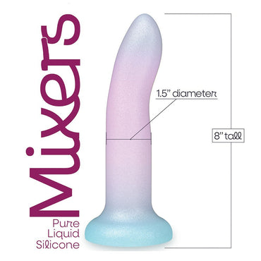 Mixers 8-Inch Silicone Dildo - Blueberry Crush