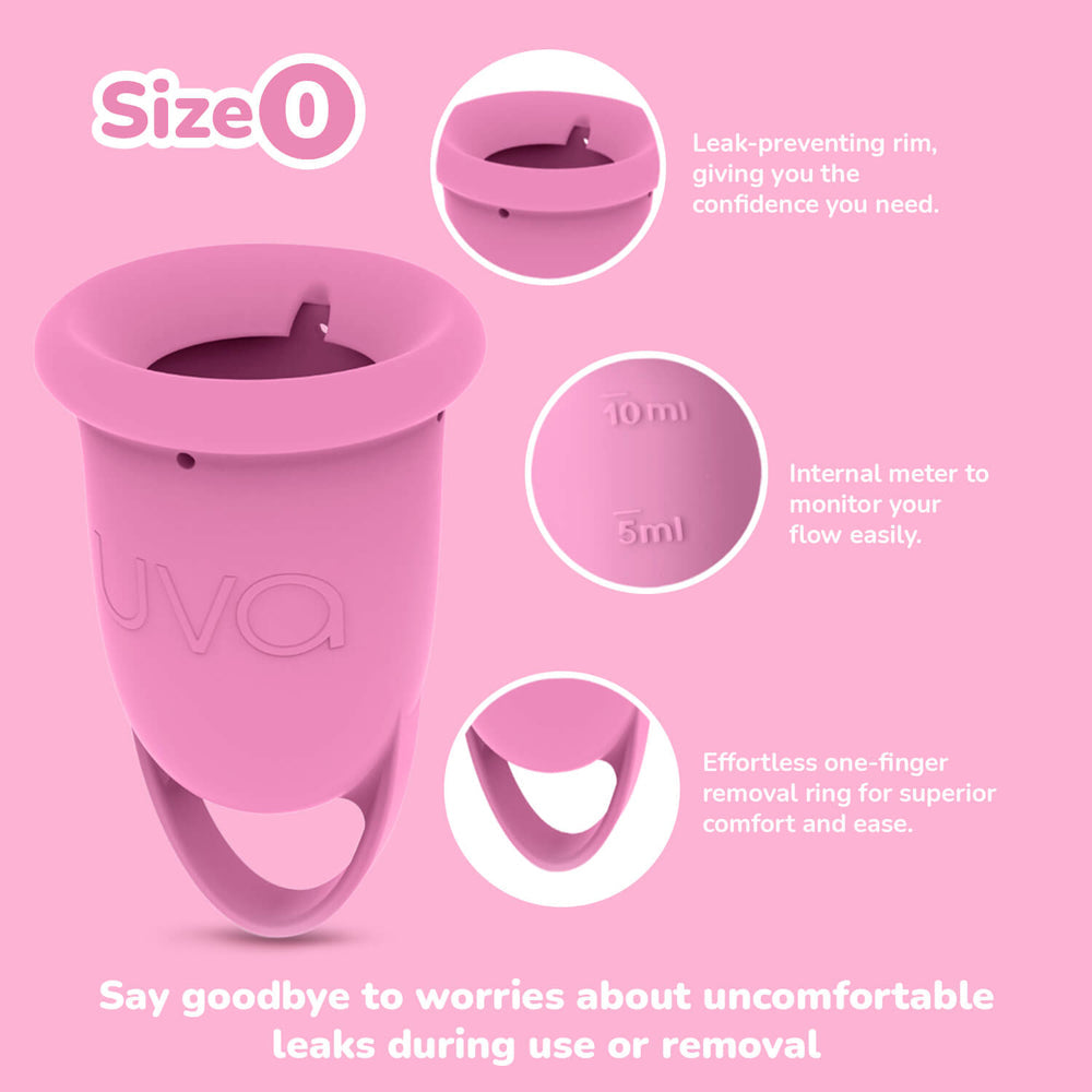 Uva Cup 0 Menstrual Cup Set