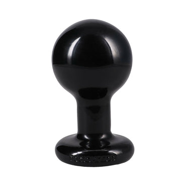The Classic Round Butt Plug - Medium Black