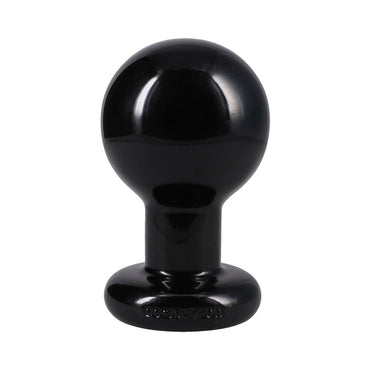 The Classic Round Butt Plug Black Large