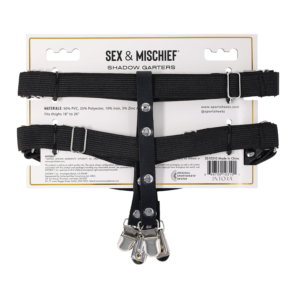 SS S&M Shadow Garters