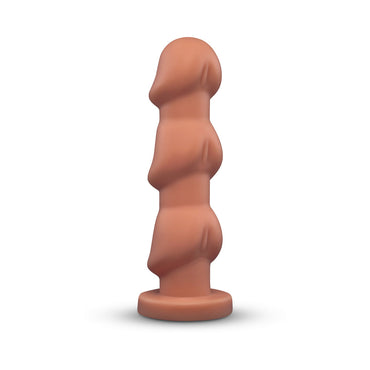 Multi-Bulb Dildo with Flared Base