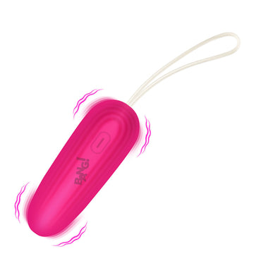 BANG! Silicone Vibrating Egg - Pink