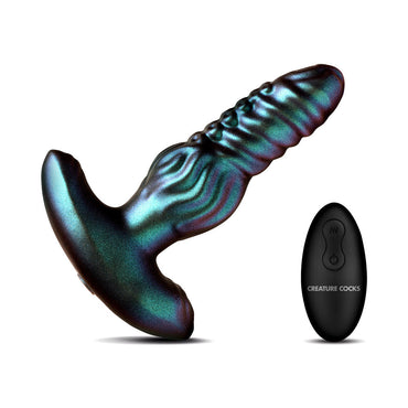 Creature Cocks Octo-Squirm Vibrating & Rotating Silicone Anal Plug