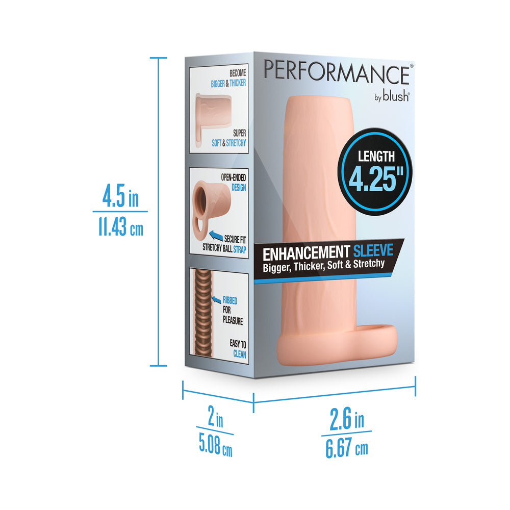 Performance 4.25 in. Enhancement Sleeve for Added Pleasure
