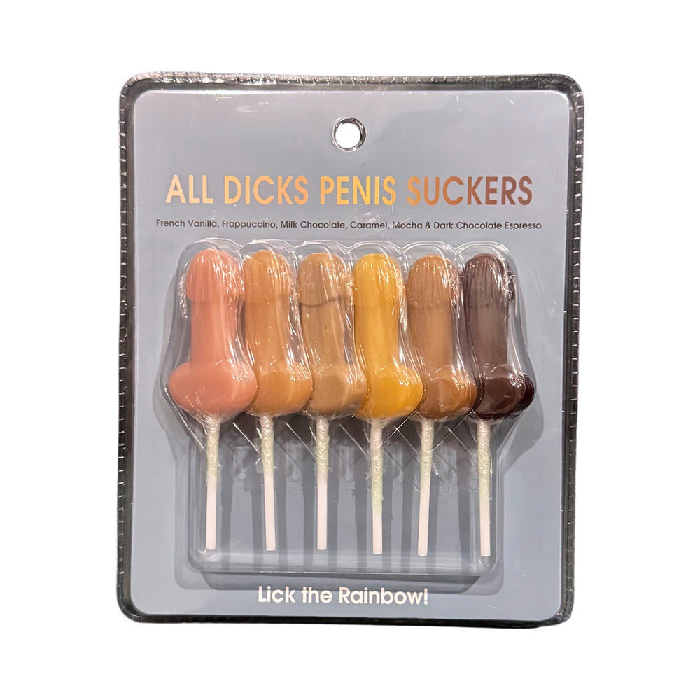 All Dicks Penis Suckers 6pk