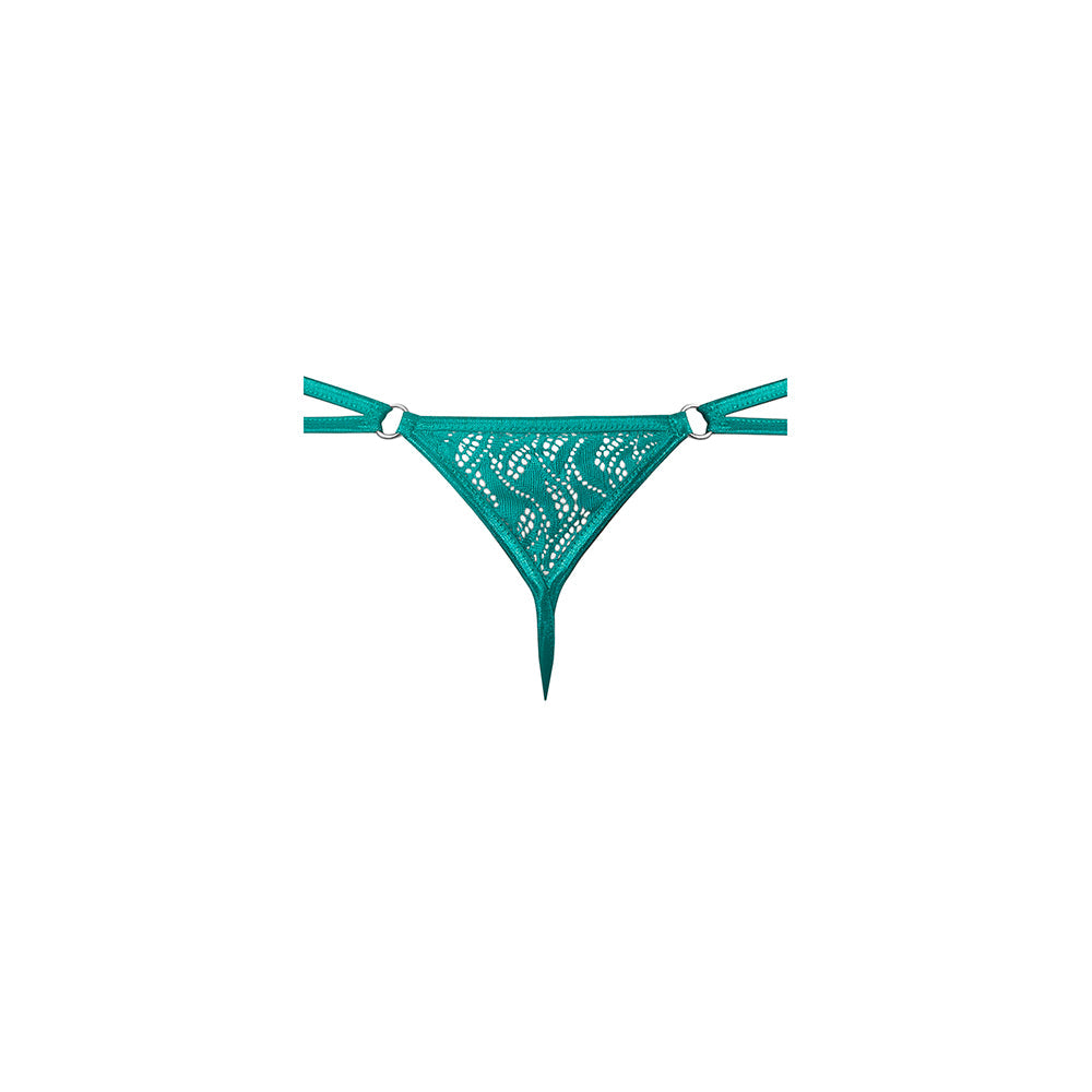 Male Power Ripple Micro V String - Teal