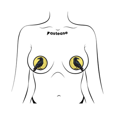 Pastease Black Raven Full Moon Pasties