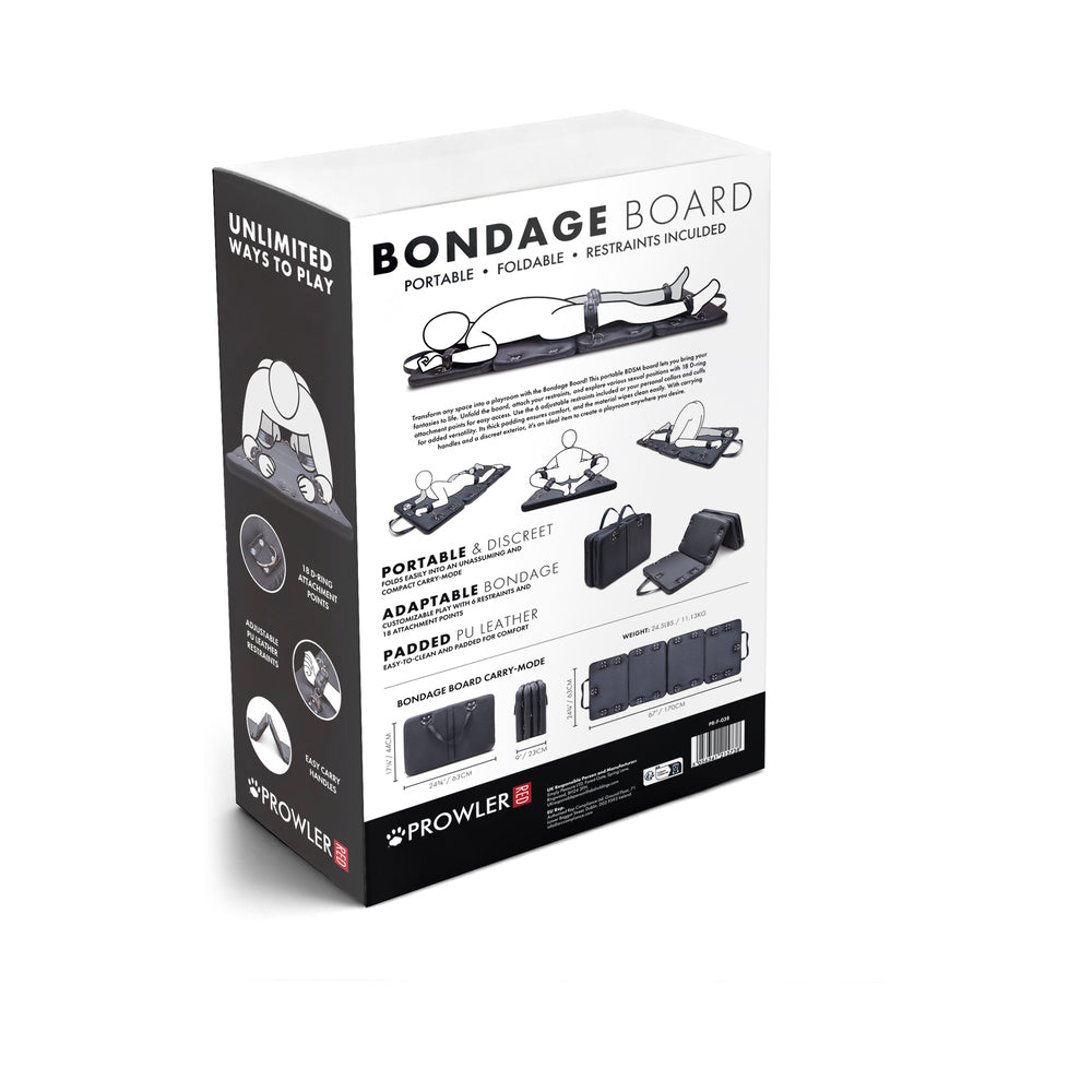 Prowler RED Bondage Board Restraints