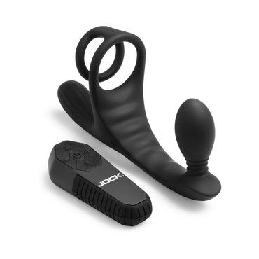 JOCK Enhancers Triple Rush Vibrating C-Ring & Anal Plug