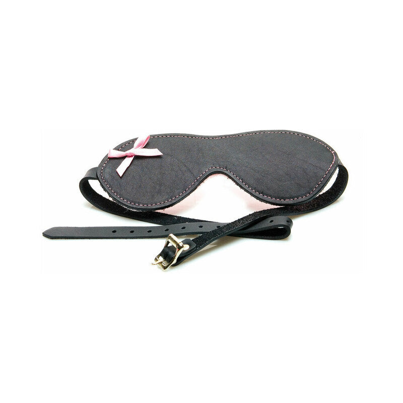 Sex Kitten Leather Buckle Blindfold
