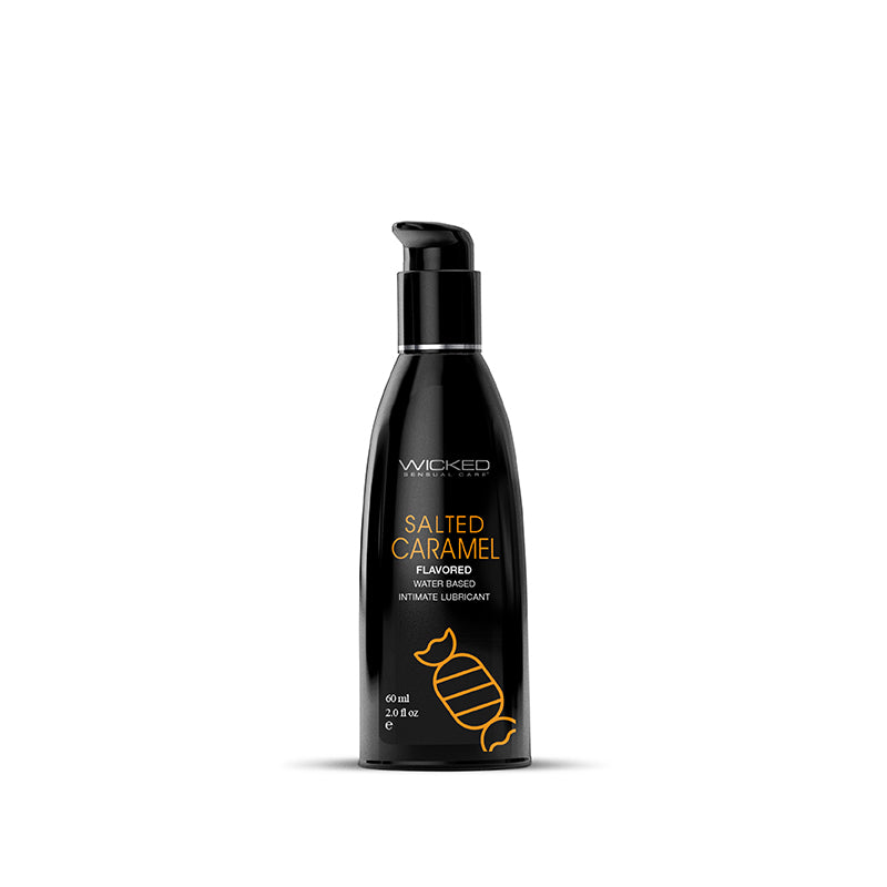 Wicked Aqua Salted Caramel Water Based Lubricant 2 oz.