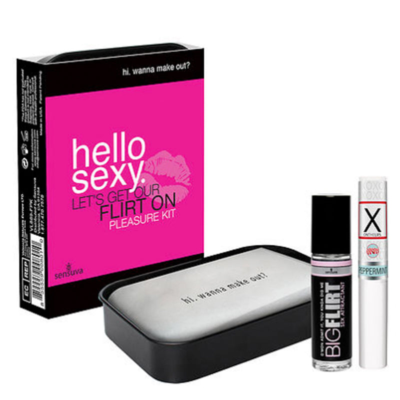 Hello Sexy Letís Get Our Flirt On Pleasure Kit