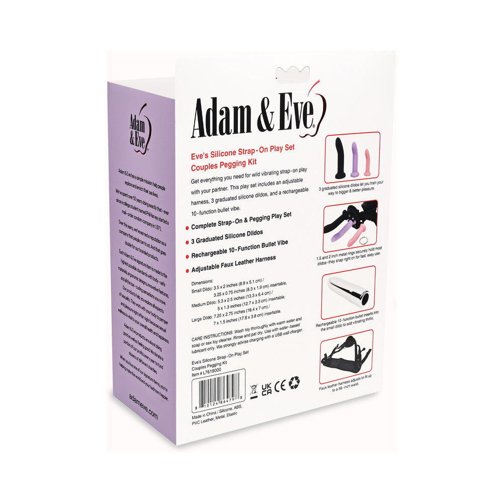 Eve's Silicone Strap On Play 5-Piece Set