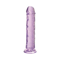Adam & Eve Crystal Gem 7 in. Dildo - Amethyst