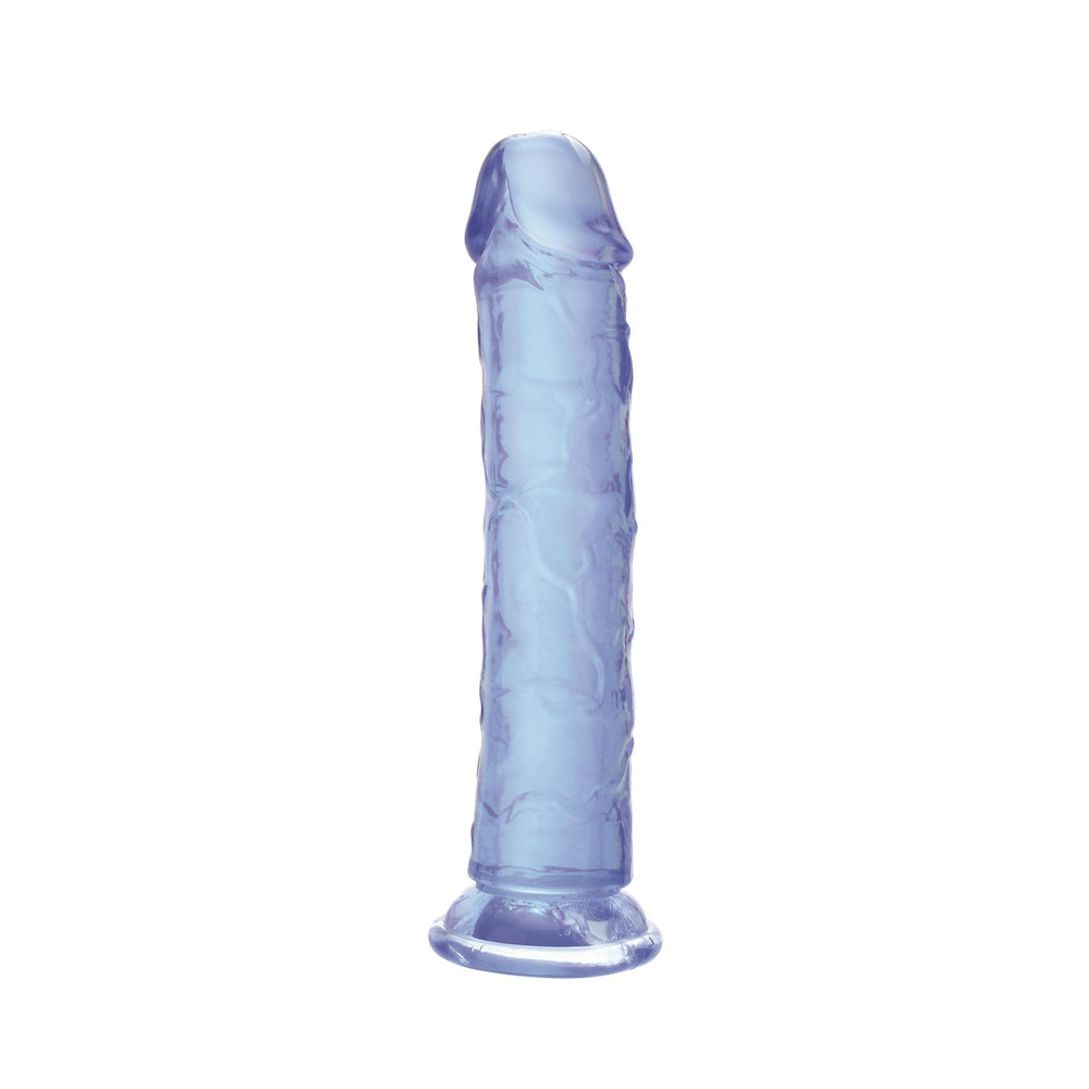 Adam & Eve Crystal Gem 7 in. Dildo - Sapphire
