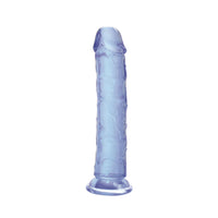 Adam & Eve Crystal Gem 7 in. Dildo - Sapphire