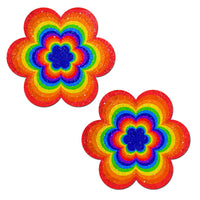 Pastease Rainbow Daisy Nipple Pasties