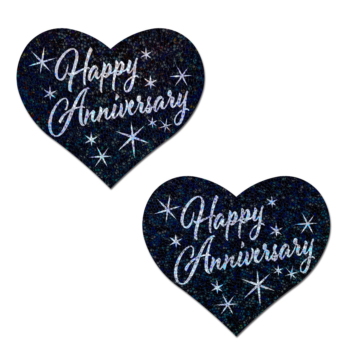 Happy Anniversary Heart Nipple Pasties