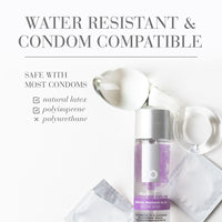 JO All-In-One Massage Glide - Lavendar (Silicone-Based) 4 fl oz / 120 ml