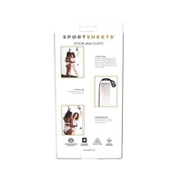 Sportsheets Adjustable Door Jam Cuffs Set Black