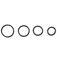 Sportsheets Rubber O-Ring 4-Pack Black