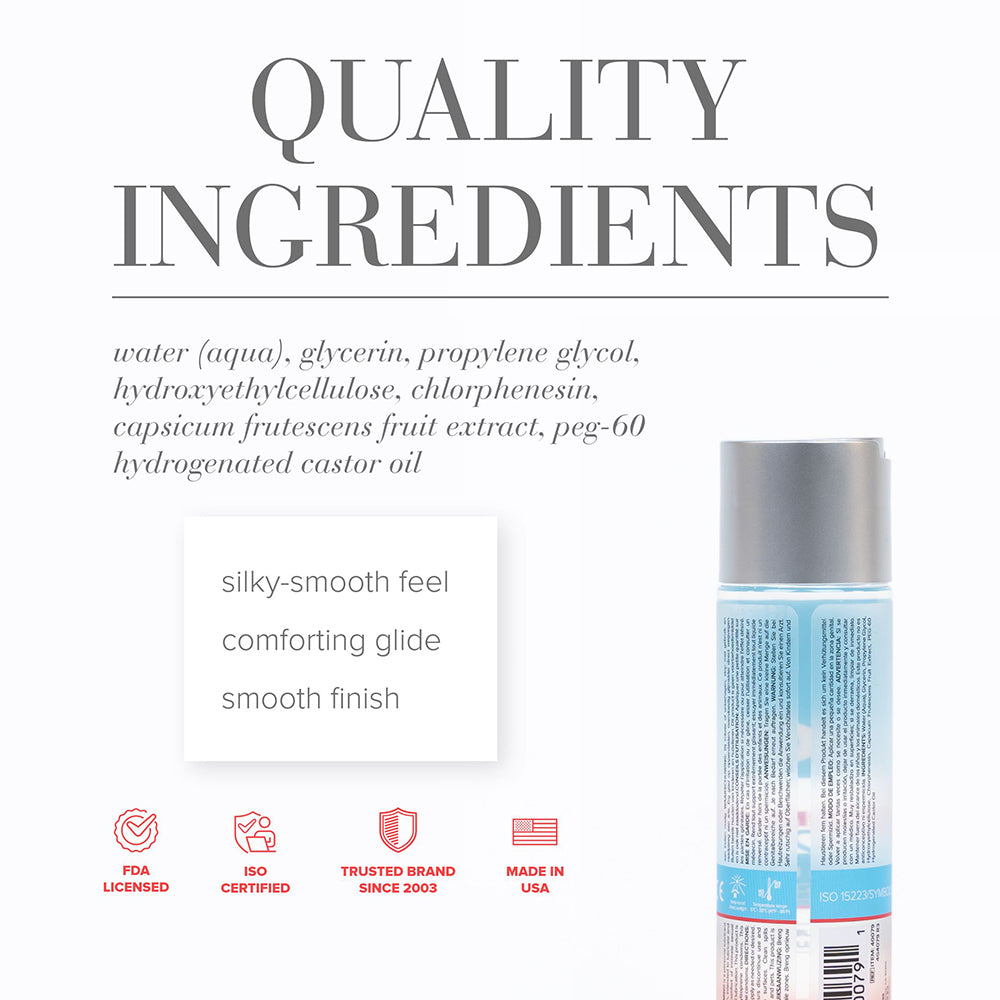JO H2O - Warming - Lubricant (Water-Based) 4 oz. / 120 ml