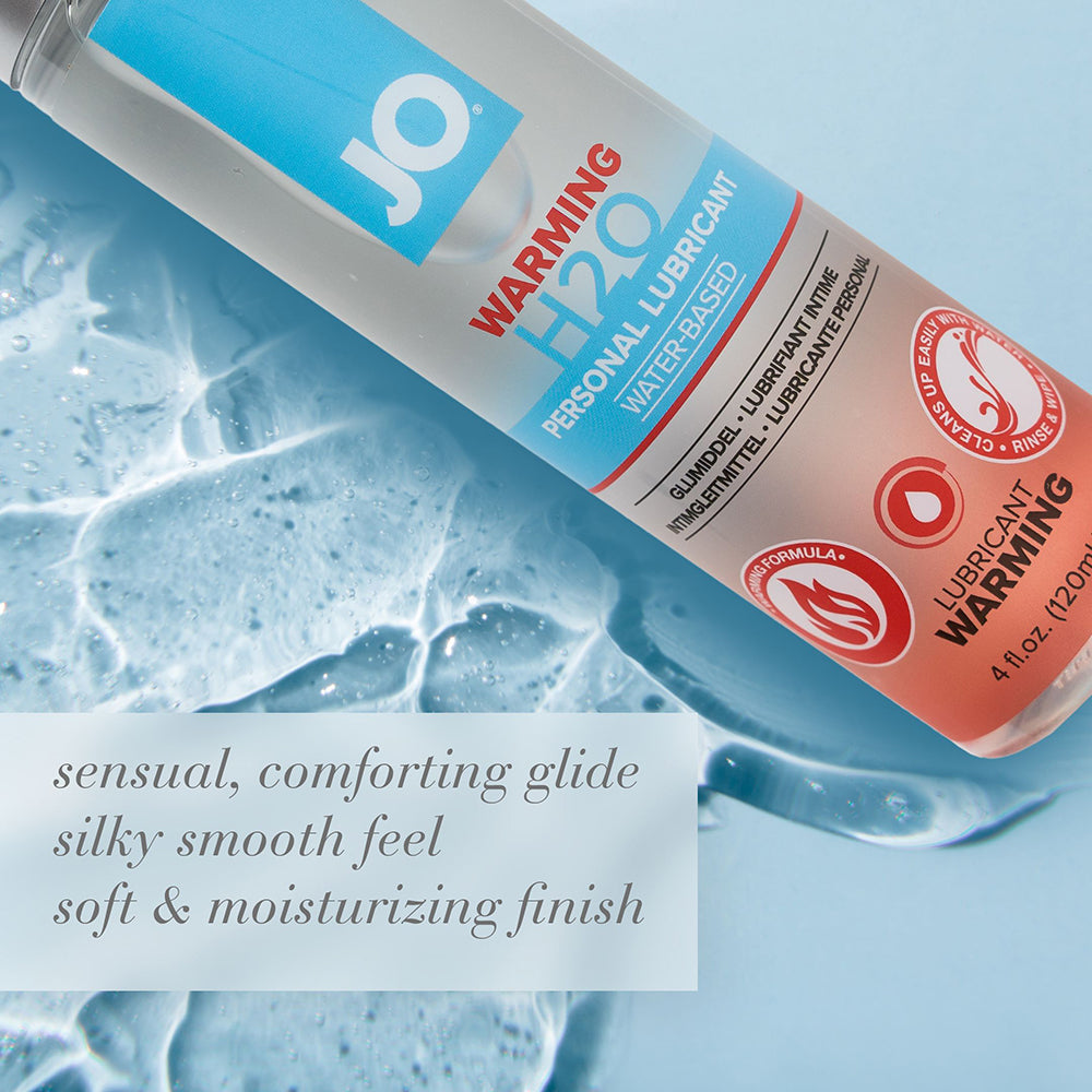 JO H2O - Warming - Lubricant (Water-Based) 4 oz. / 120 ml