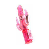 Pipedream Total Ecstasy Triple Stimulator Vibe Dual-Entry Rabbit Vibrator Pink