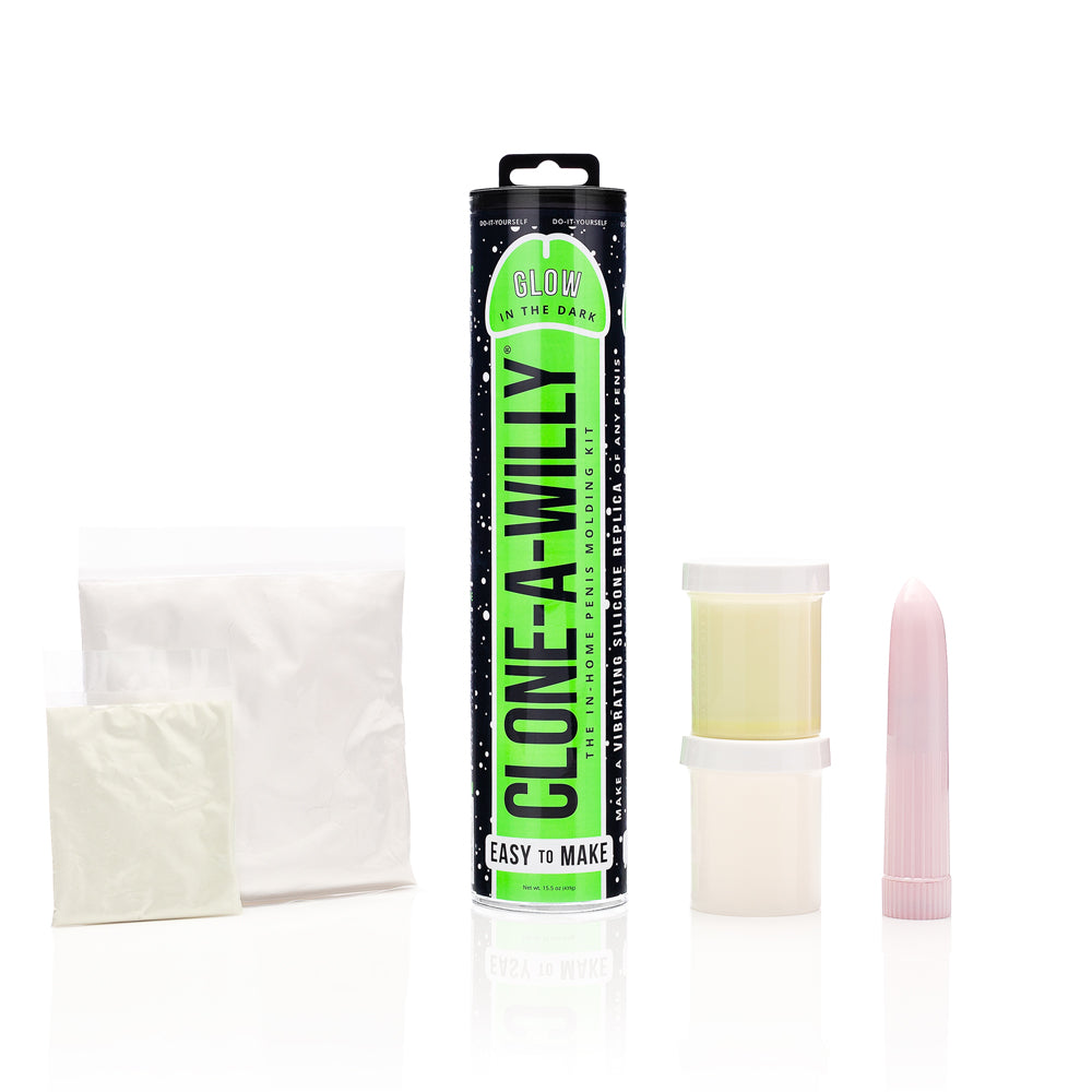 Glow-In-The-Dark Clone-A-Willy Vibrating Kit