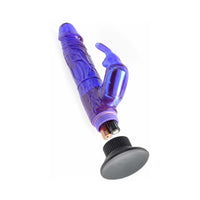 Pipedream Waterproof Wall Bangers Deluxe Bunny Realistic Rabbit Vibrator With Suction Cup Purple