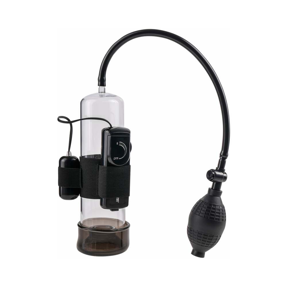 Pipedream Classix Vibrating Power Pump Clear/Black