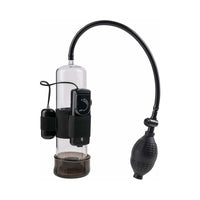 Pipedream Classix Vibrating Power Pump Clear/Black
