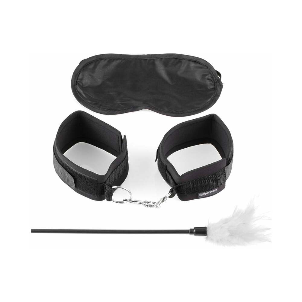 Pipedream Fetish Fantasy Series 3-Piece Sensual Seduction Kit Black