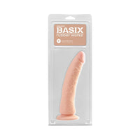 Pipedream Basix Rubber Works Slim Seven 7 in. Dildo With Suction Cup Beige