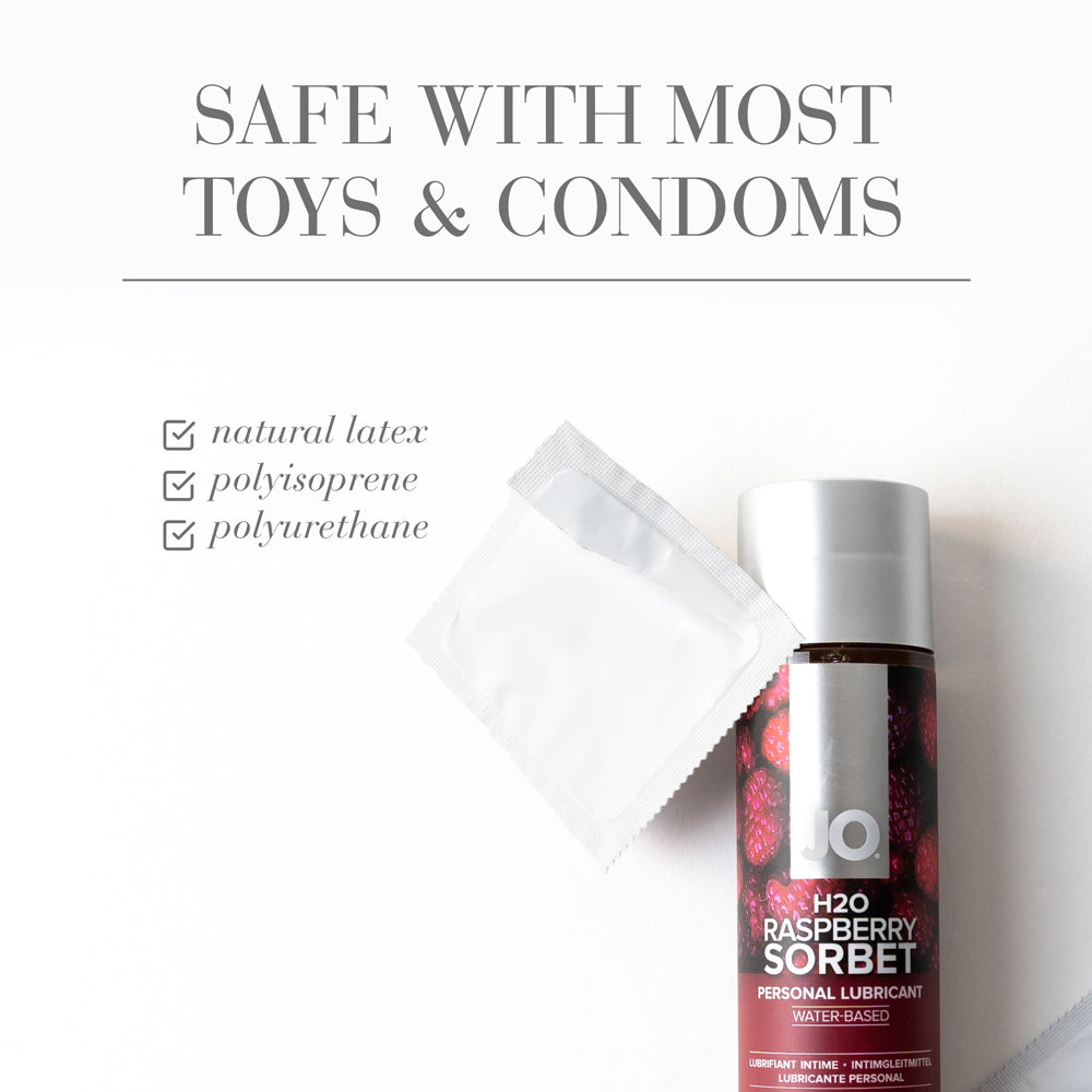 JO H2O - Raspberry Sorbet - Lubricant (Water-Based) 1 fl oz / 30 ml