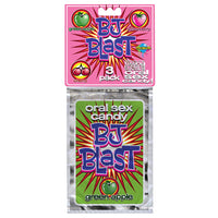 Pipedream BJ Blast 3-Pack Oral Sex Candy (Strawberry, Cherry & Green Apple)