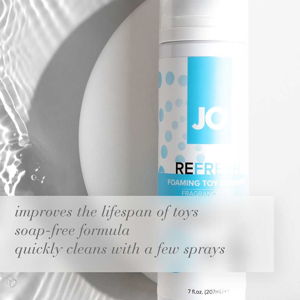 JO Refresh Foaming Toy Cleaner (Fragrance Free) 7 fl. oz. / 207 ml